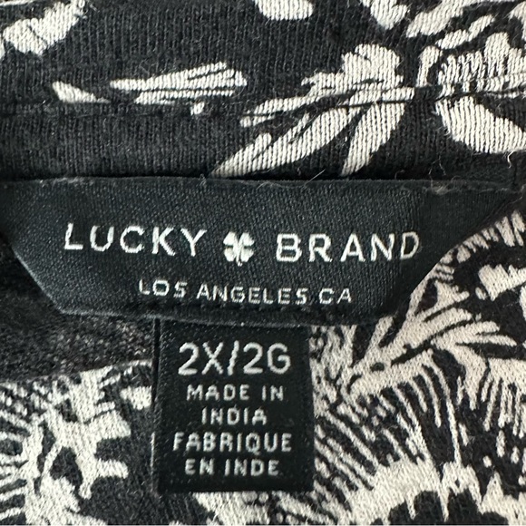 Lucky Brand x4 Blouses 2X Floral Paisley 3/4 Sleeve (phlox) - Picture 14 of 15